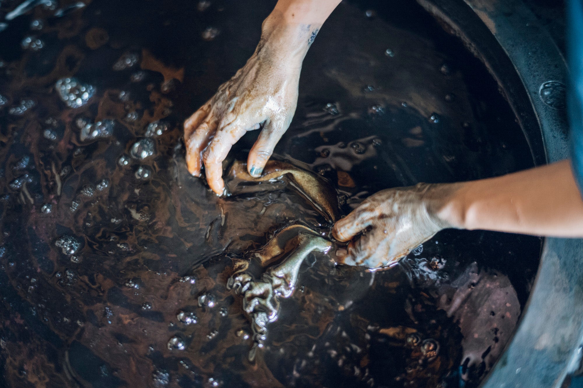 Learn about everything from the fields to indigo dyeing and sukumo making at "Ainoha Trust"