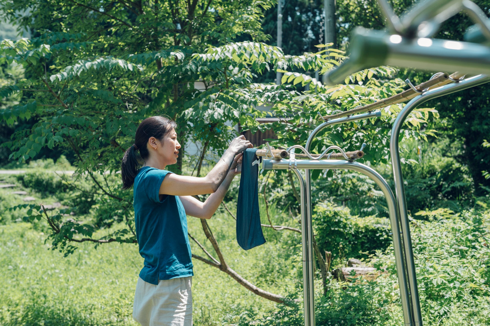Learn about everything from the fields to indigo dyeing and sukumo making at "Ainoha Trust"