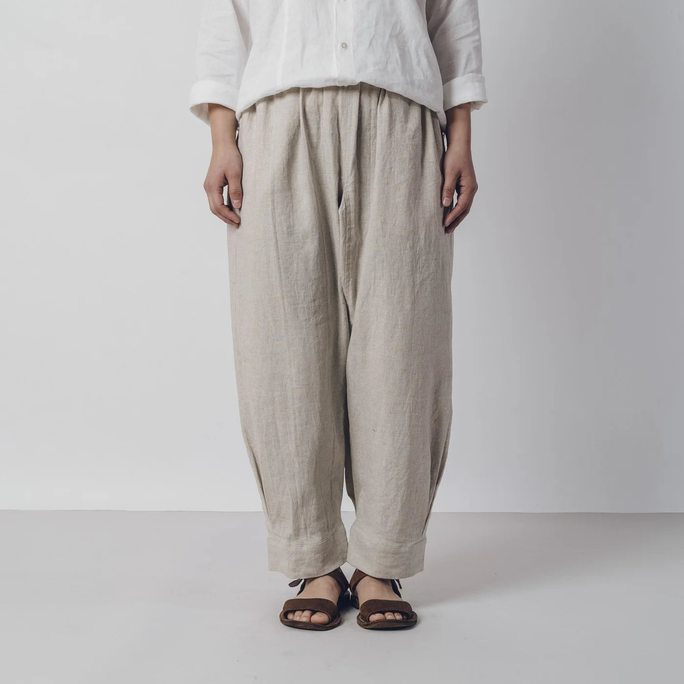Hakama & Karusa Linen Fabric - Natural Undyed - For Handmade Use