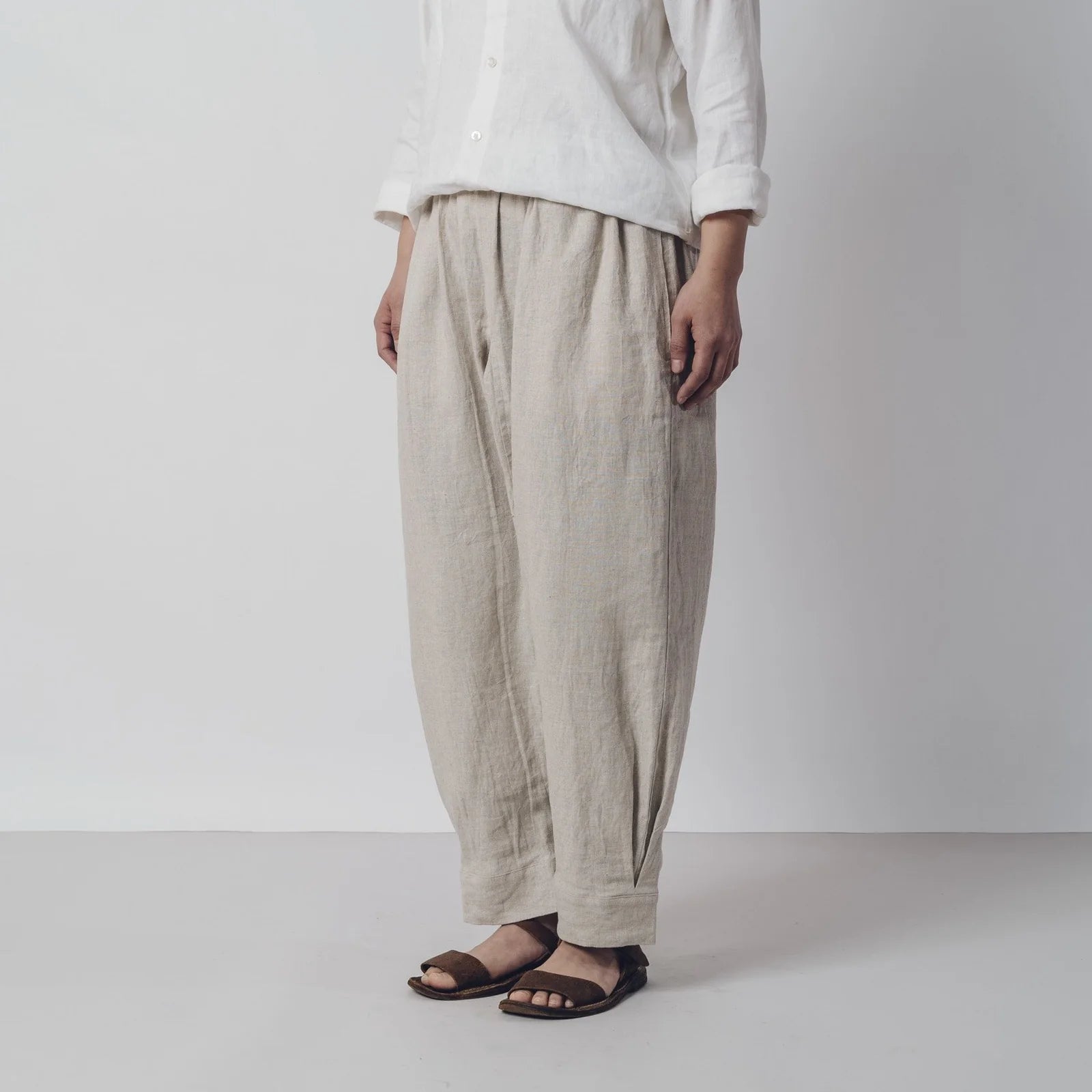Hakama & Karusa Linen Fabric - Natural Undyed - For Handmade Use