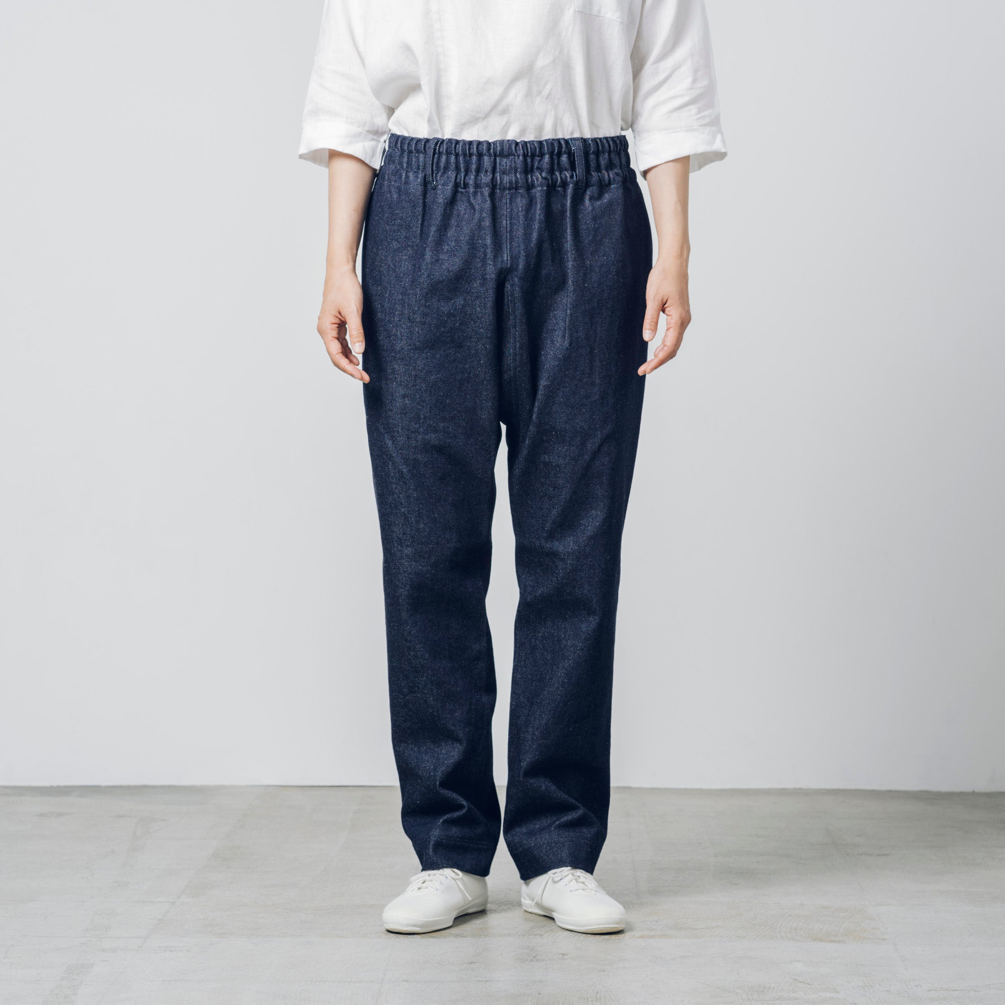 TATSUKE] Organic cotton denim / dark blue