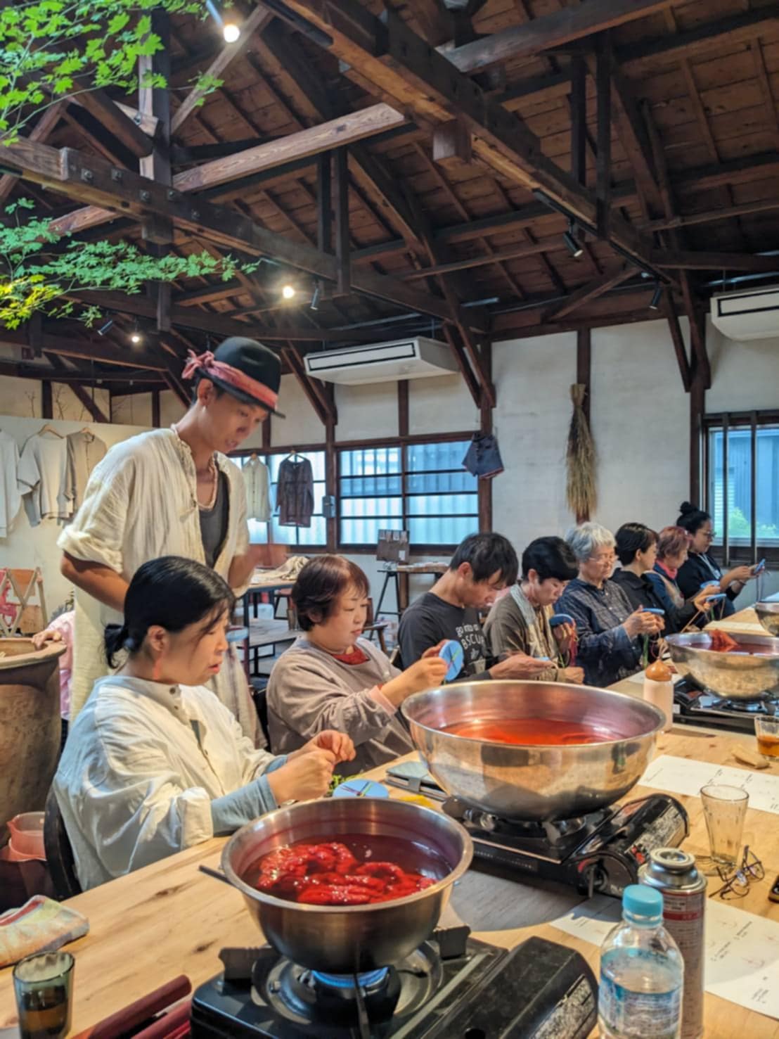 5/12-13 日本茜染め・二日間集中講座 in 石徹白