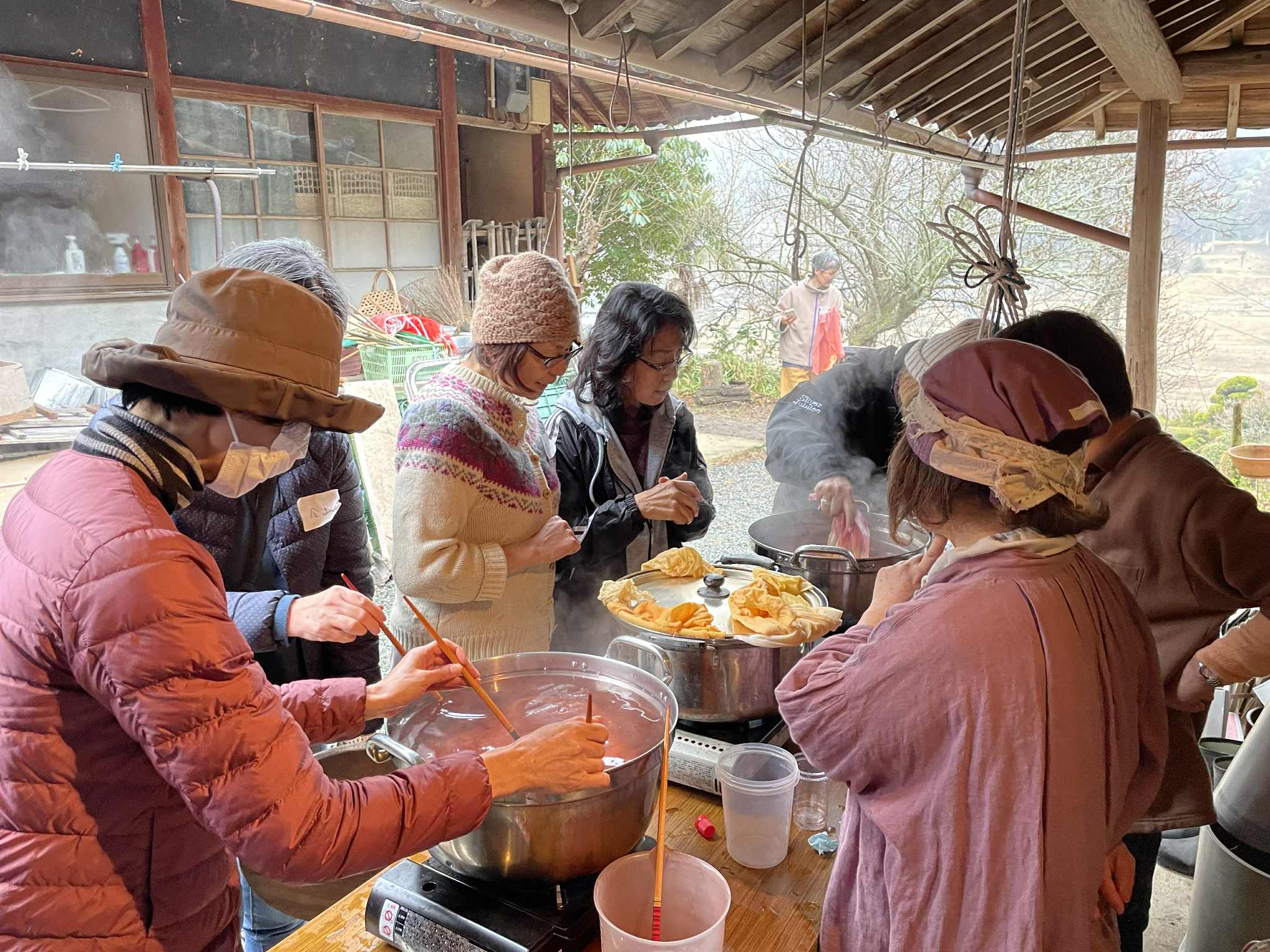 5/12-13 日本茜染め・二日間集中講座 in 石徹白