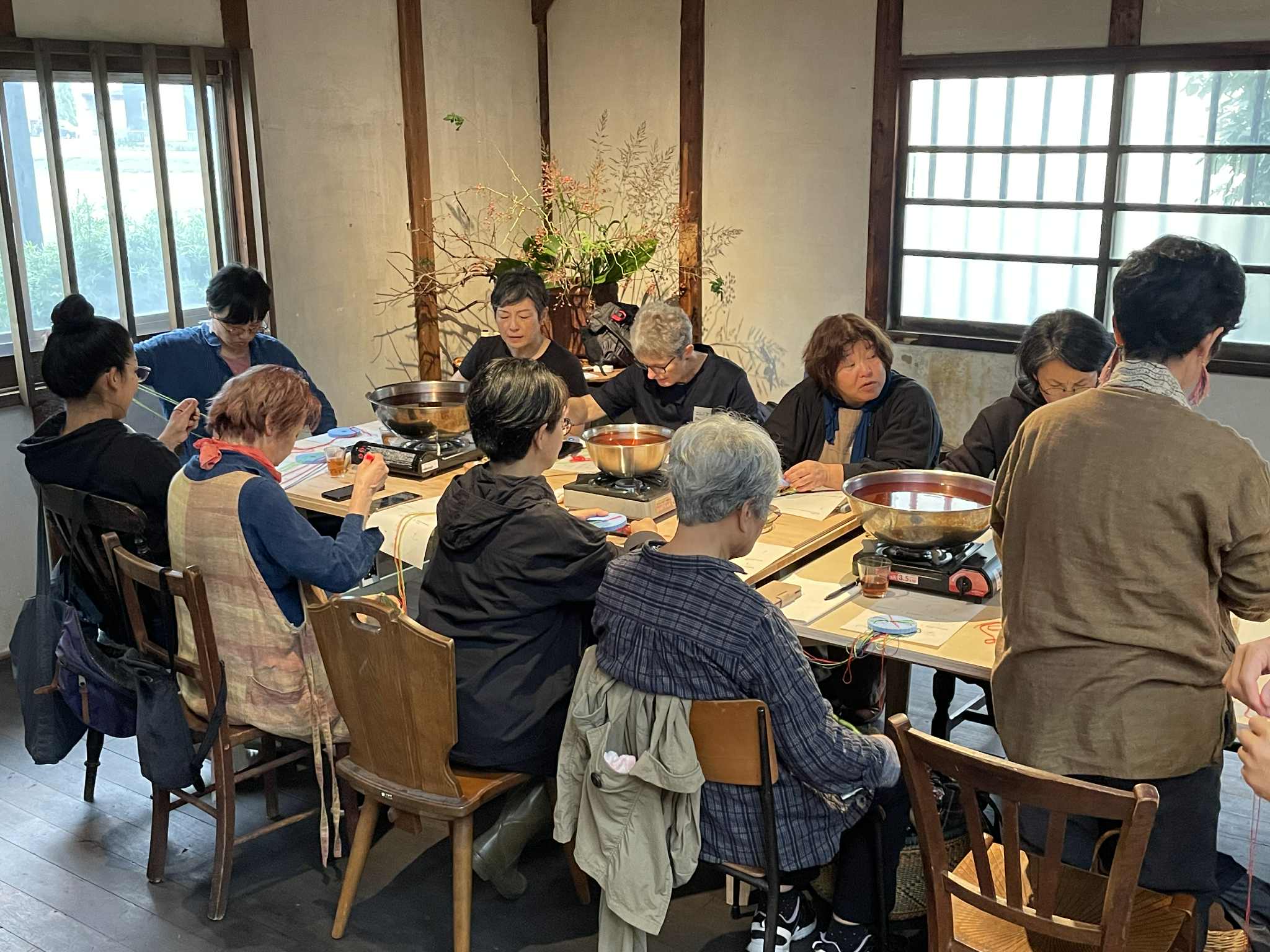 5/12-13 日本茜染め・二日間集中講座 in 石徹白