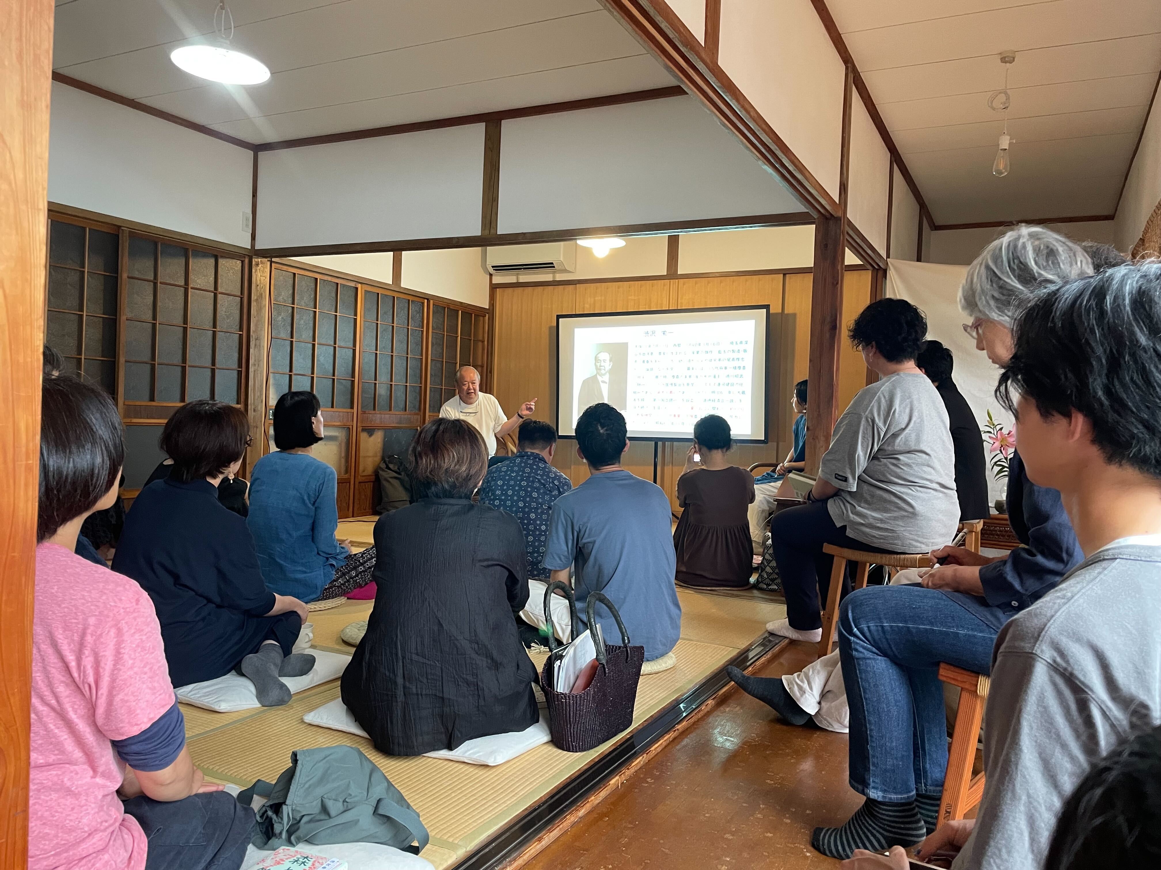 渋沢寿一さんのお話会が無事に終了いたしました