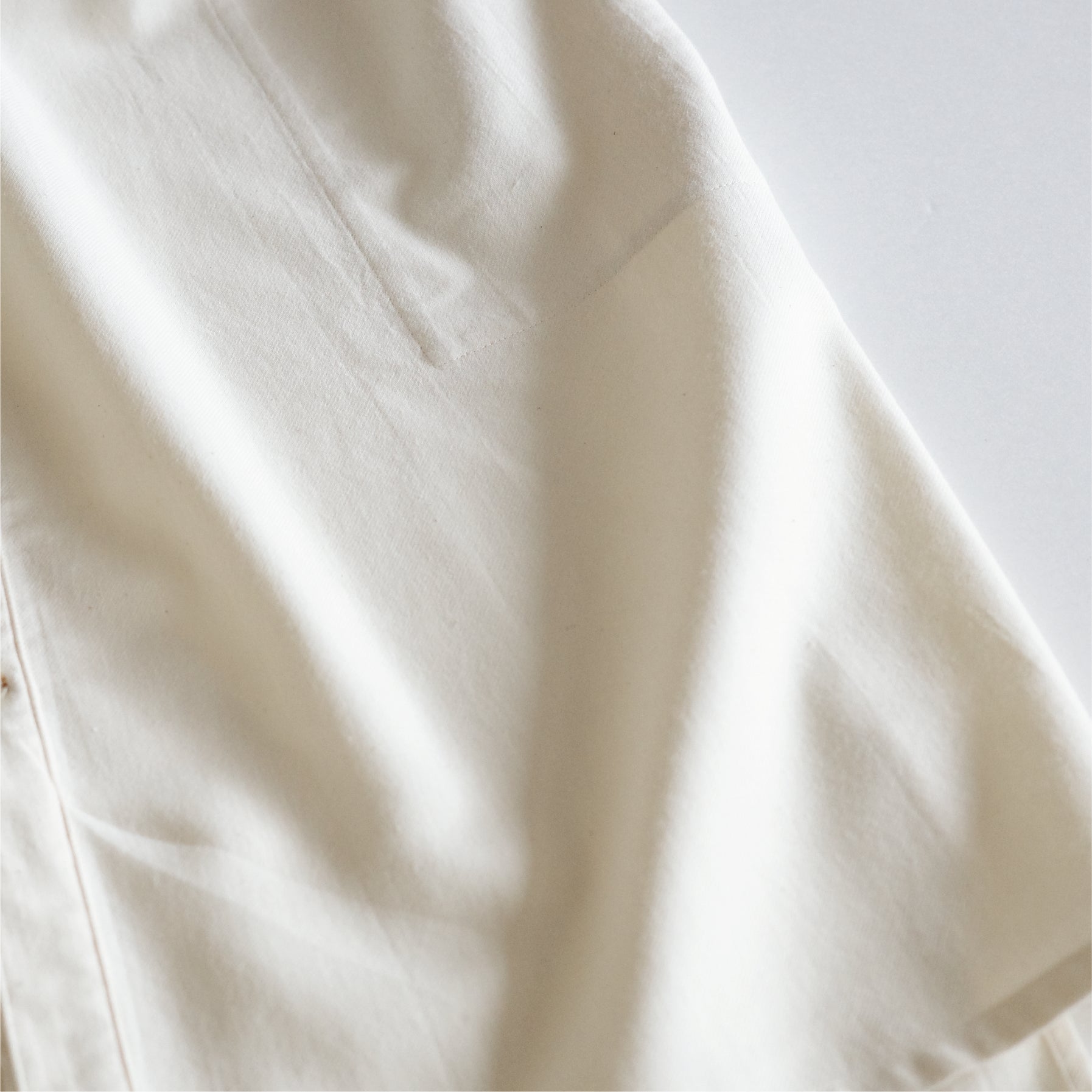 Echizen Shirts/Blouses · Three-Panel Sleeve Shirt Fabric: Organic Cotton / Undyed Flannel