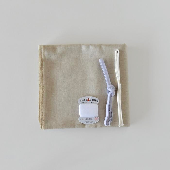 [Karusan Kit] Linen, natural color/hand-sewn