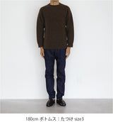 [Sweater] Tasmanian wool/ dark brown size 2 