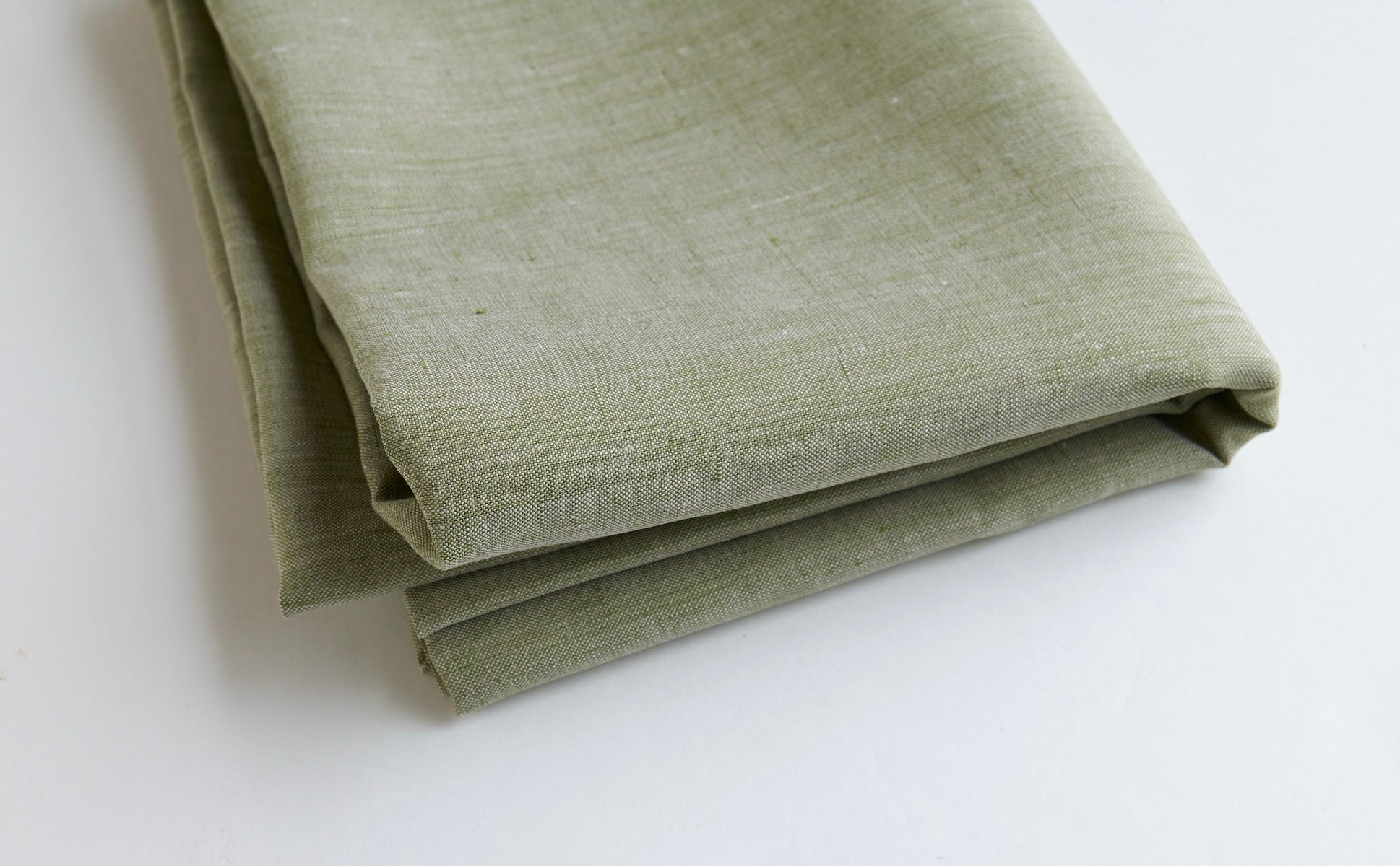 [Shirt/Bottom Fabric] Linen Rescue / Green