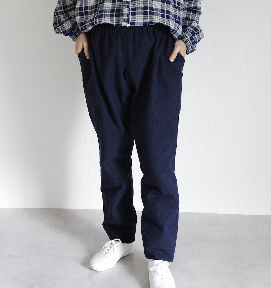［たつけ布/ たつけキット手縫い］コットン（レスキュー・濃紺）
