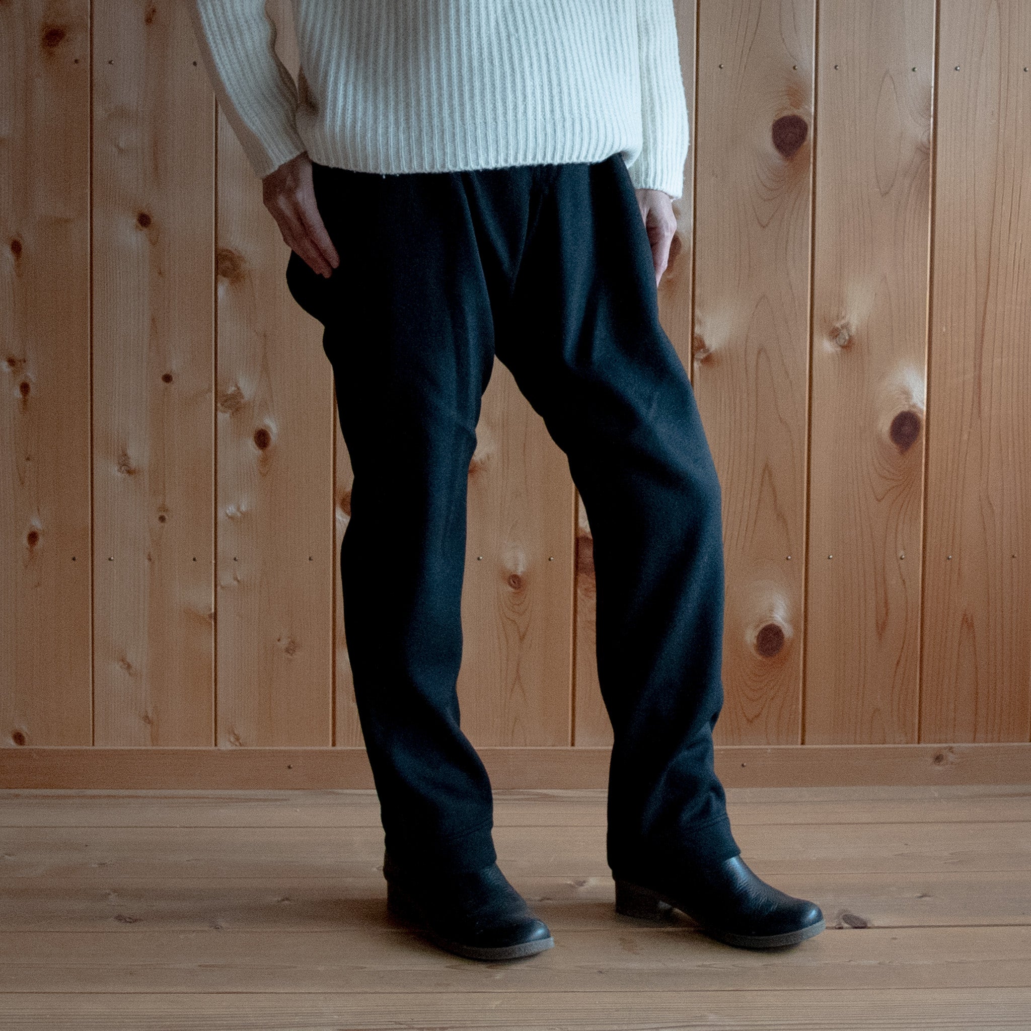 [Tatsuke] Rescue Wool Cashmere / Black