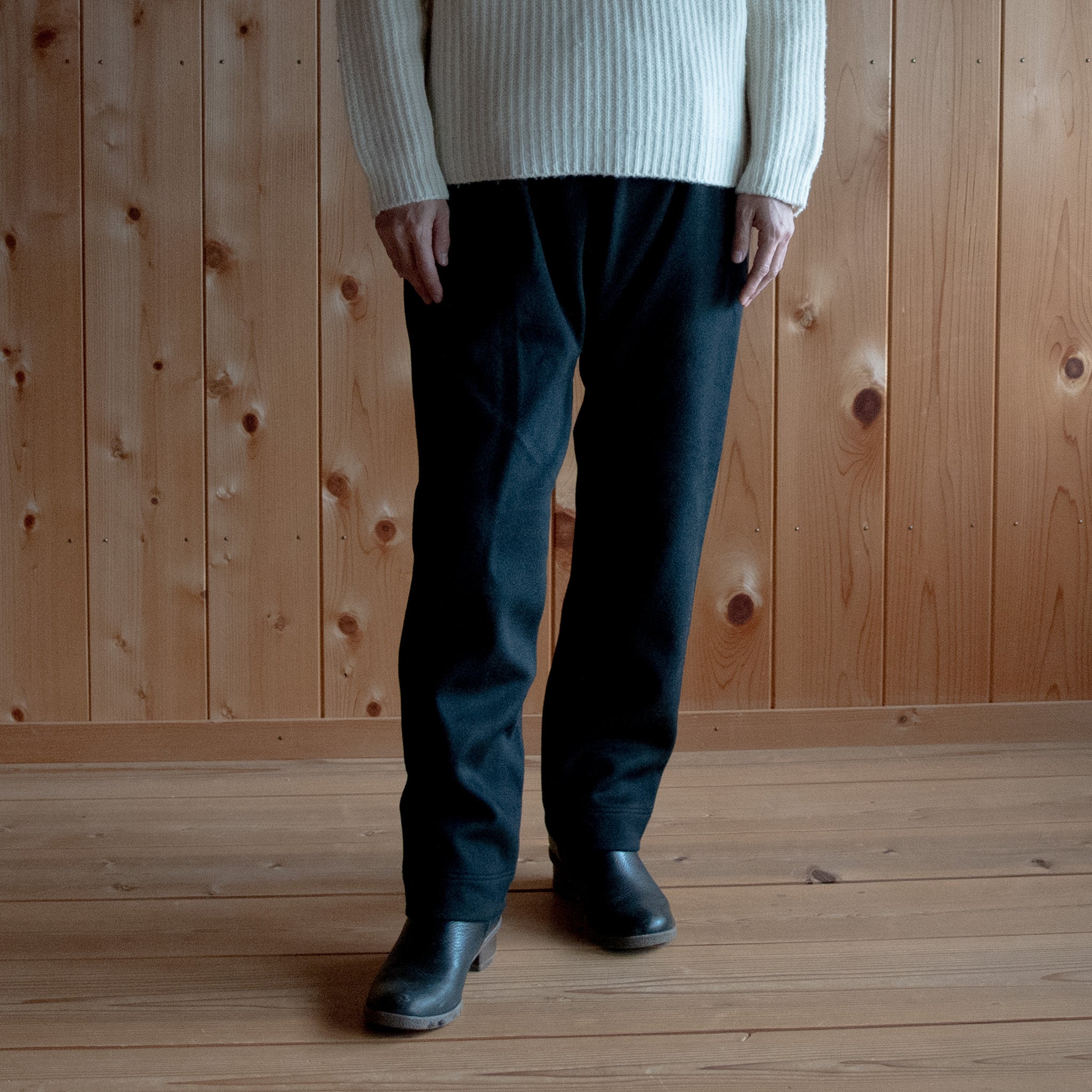 [Tatsuke] Rescue Wool Cashmere / Black