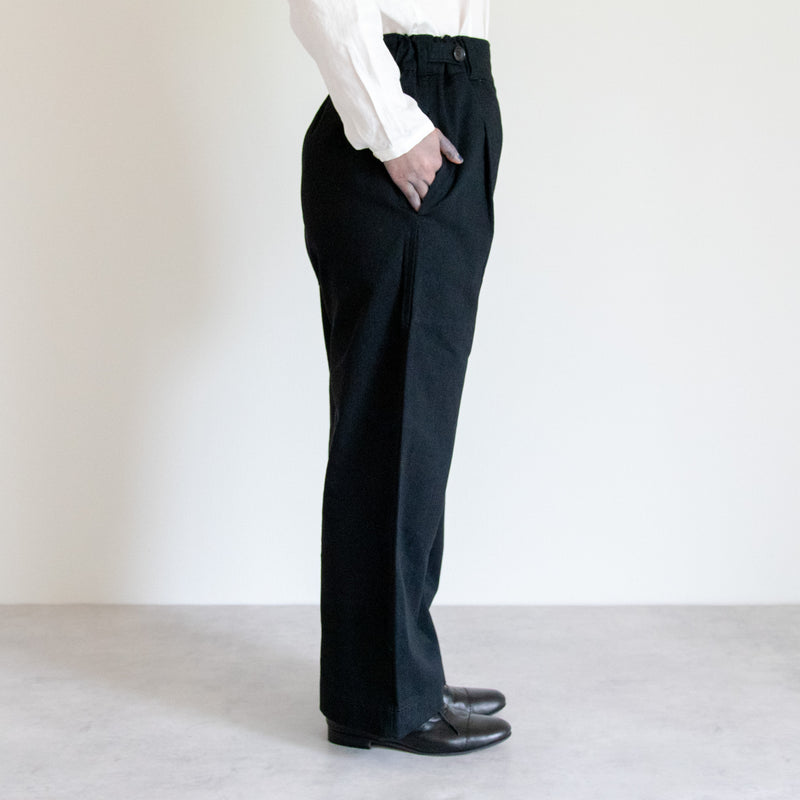 [Hakama] Organic cotton / Black