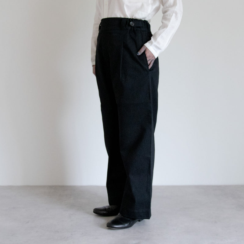 [Hakama] Organic cotton / Black