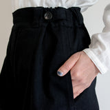 [Hakama] Organic cotton / Black