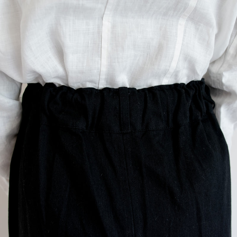 [Hakama] Organic cotton / Black