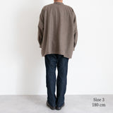 Accepting orders until 3/31 [Echizen Half Coat] Wool (Black Merino)/Brown