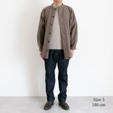 Accepting orders until 3/31 [Echizen Half Coat] Wool (Black Merino)/Brown