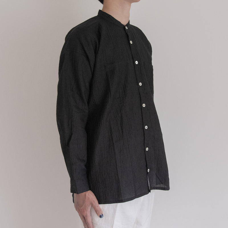 Advance reservation [Echizen shirt long length] Ramie (linen) / Shinnosuke Jofu