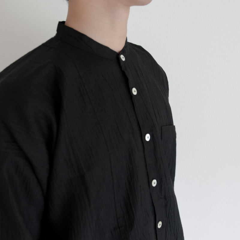 Advance reservation [Echizen shirt long length] Ramie (linen) / Shinnosuke Jofu