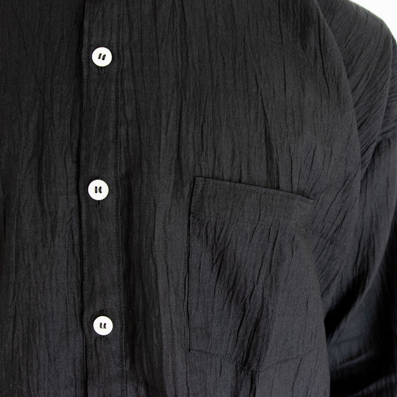 Advance reservation [Echizen shirt long length] Ramie (linen) / Shinnosuke Jofu