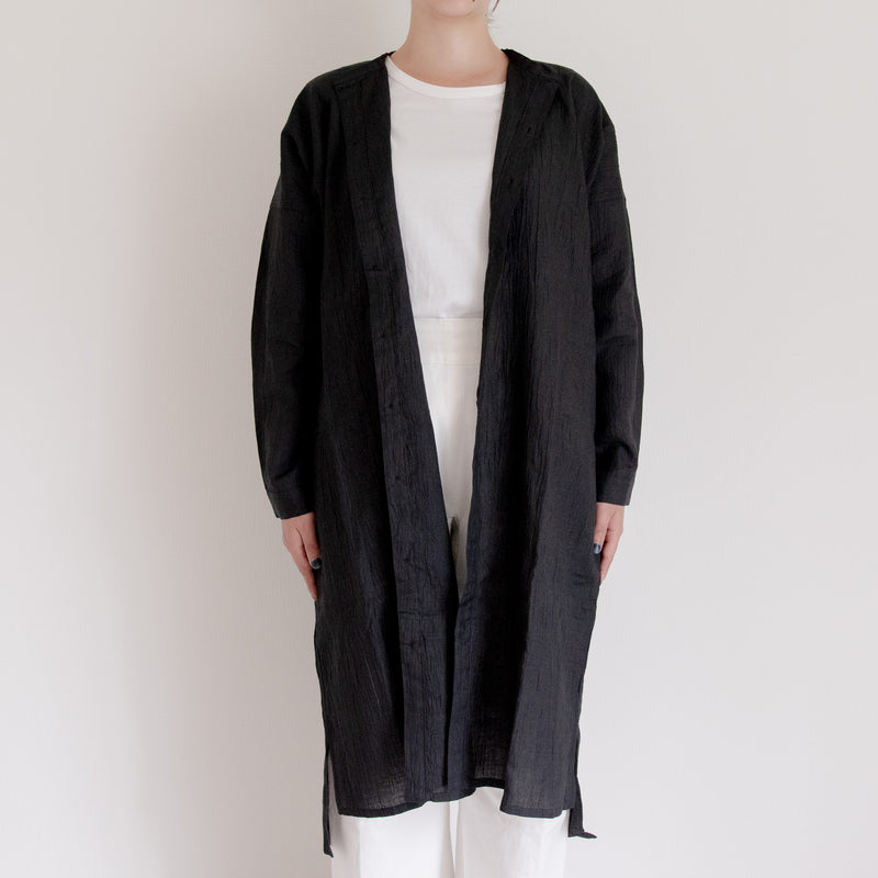 Advance reservation [Echizen One-piece dress] Ramie (linen) / Shinnosuke upper cloth