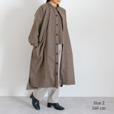 Accepting orders until 3/31 [Echizen Coat] Wool (Black Merino)/Brown