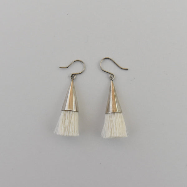 ［ピアス］タッセルピアス(シルバー/シルク)