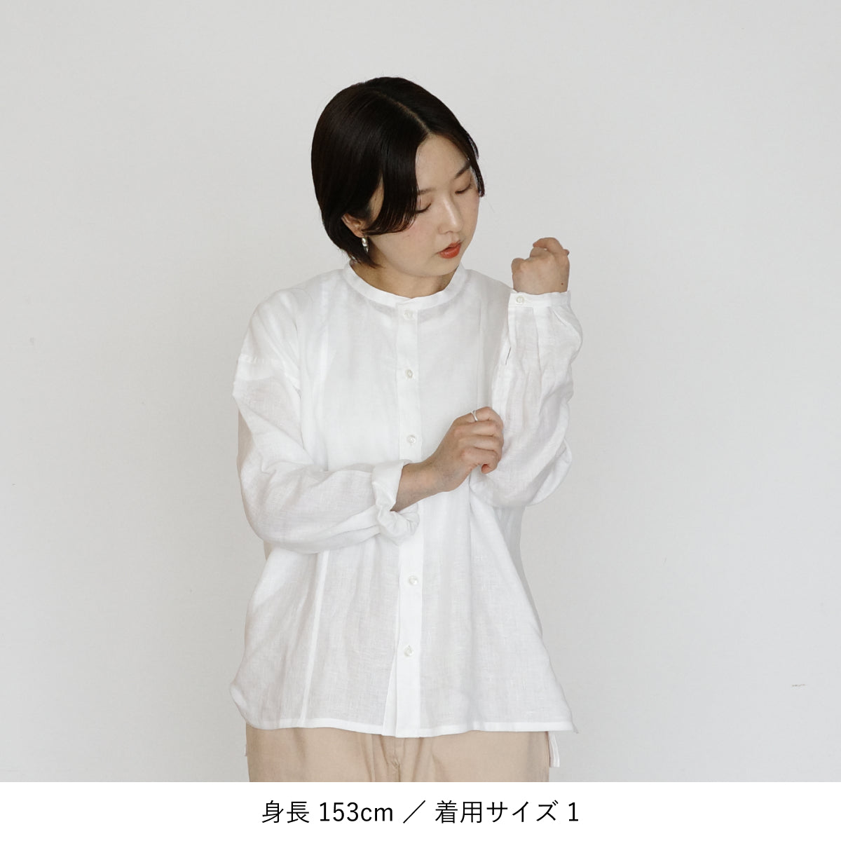 [Echizen Shirt] Linen/White