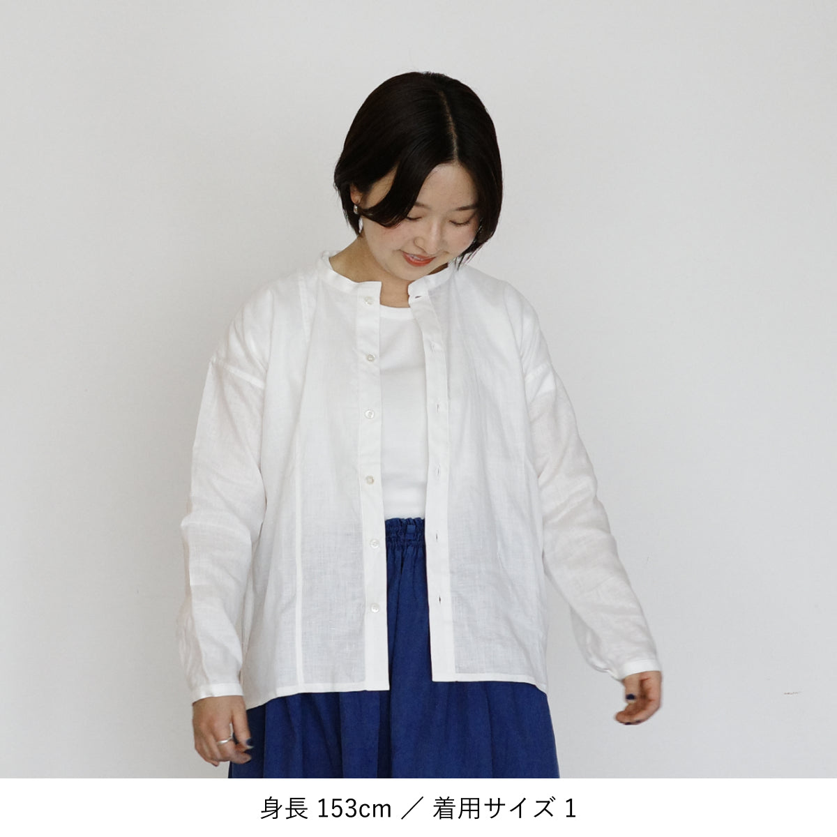 [Echizen Shirt] Linen/White