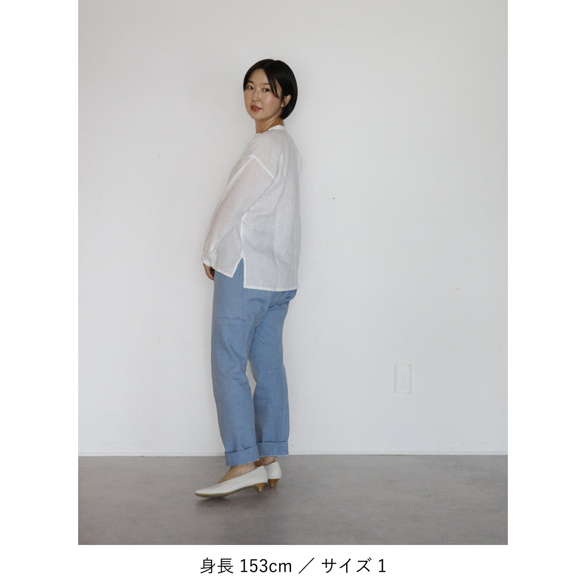 [Echizen Shirt] Linen/White