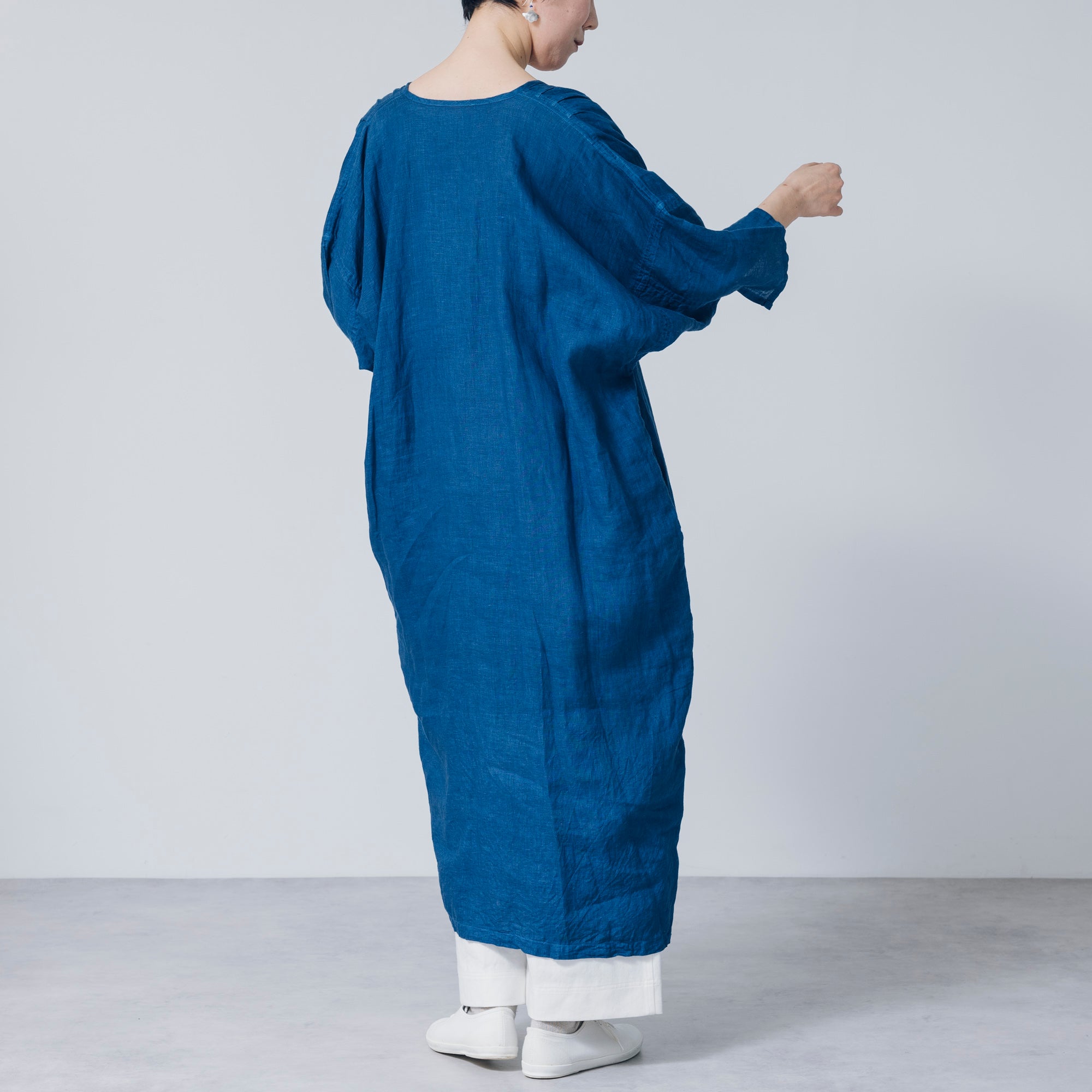 ito fukuoka リネンワンピース　サマー クリーム ito fukuoka リネンワンピース サマー クリーム ito fukuoka