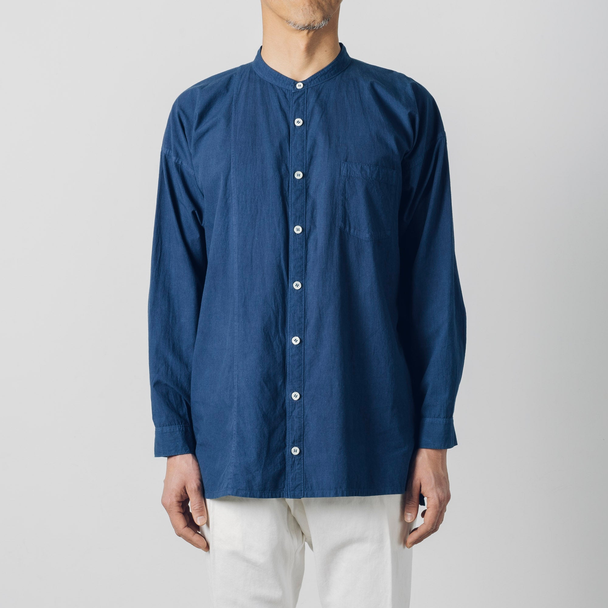 [Echizen Shirt] Organic cotton/Indigo blue