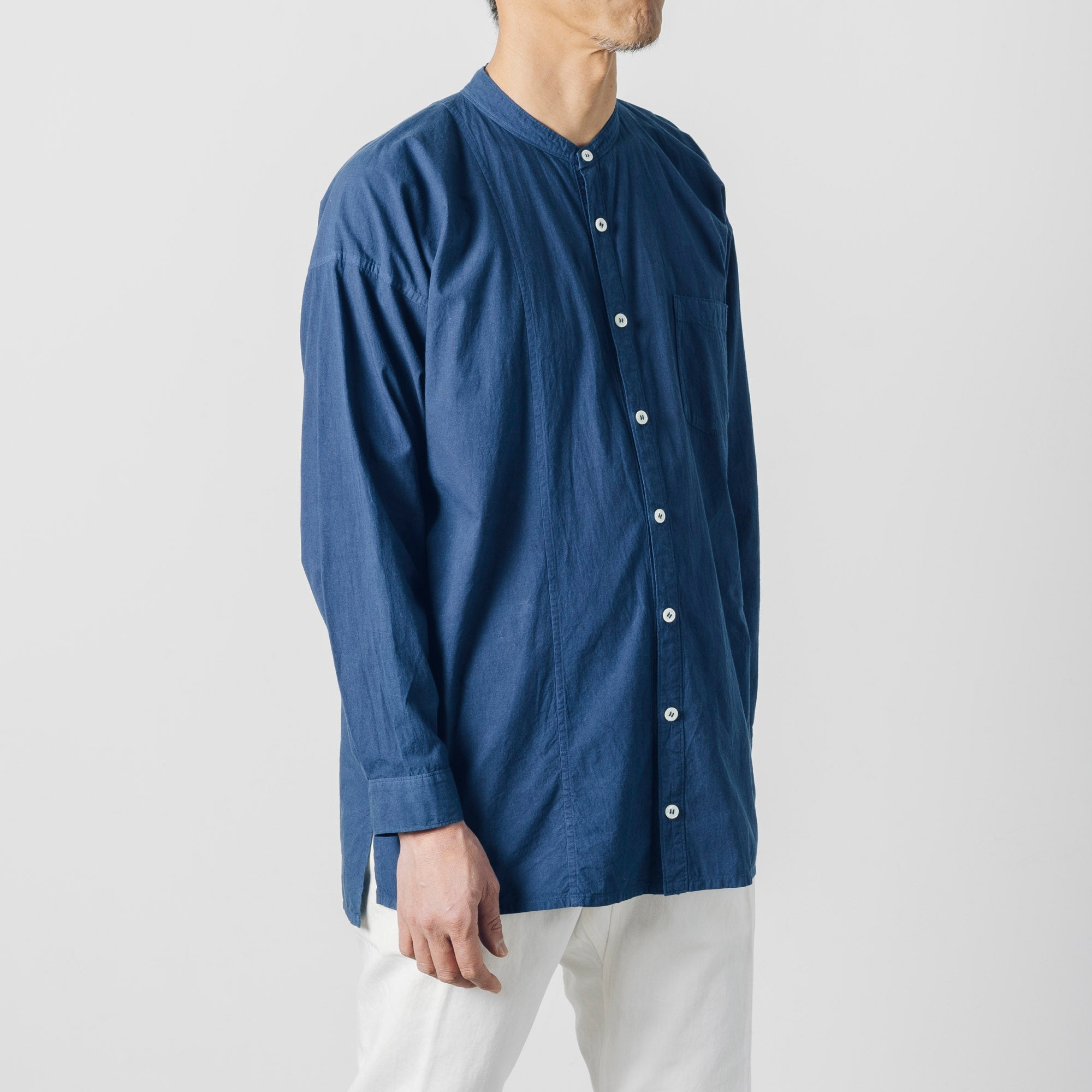 [Echizen Shirt] Organic cotton/Indigo blue