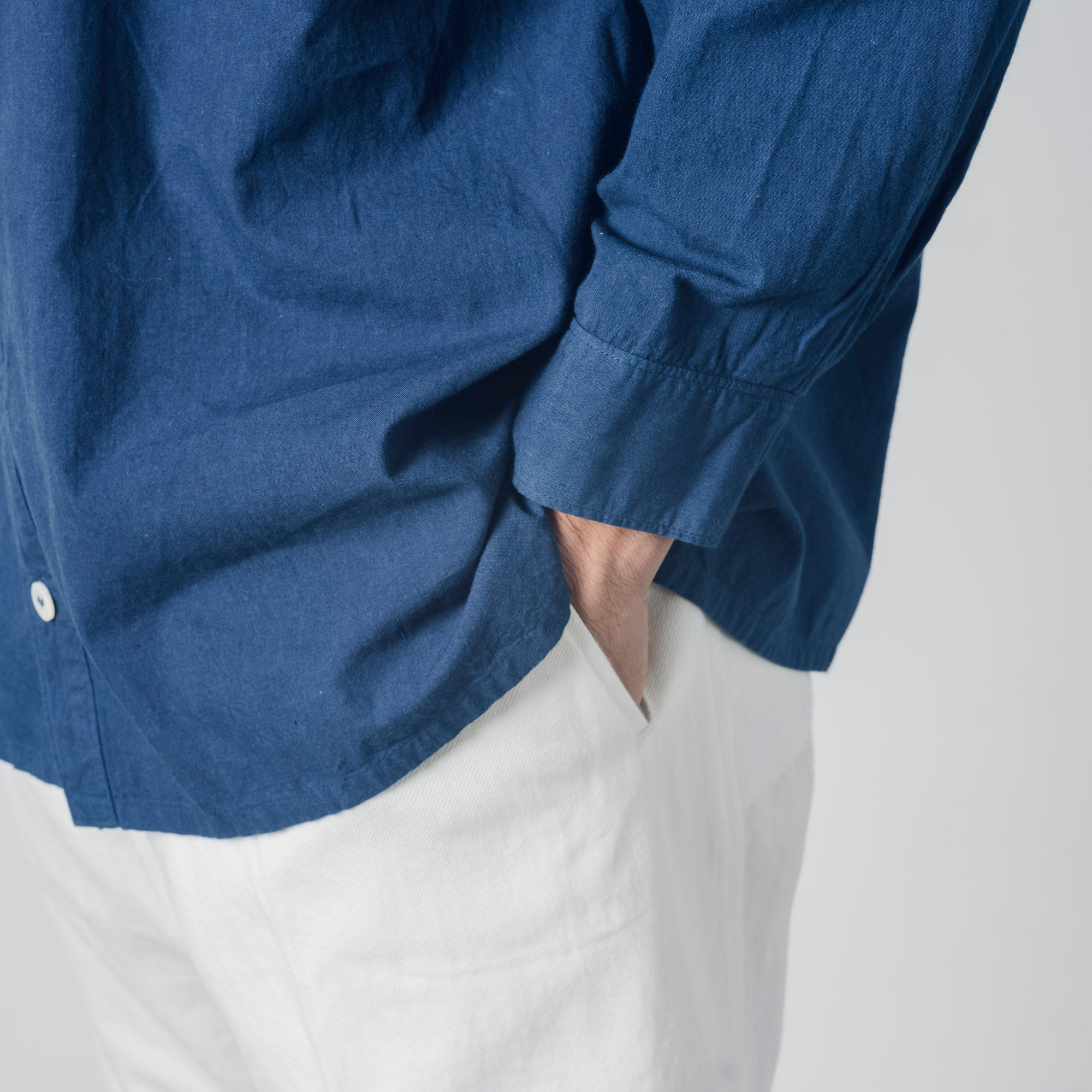 [Echizen Shirt] Organic cotton/Indigo blue