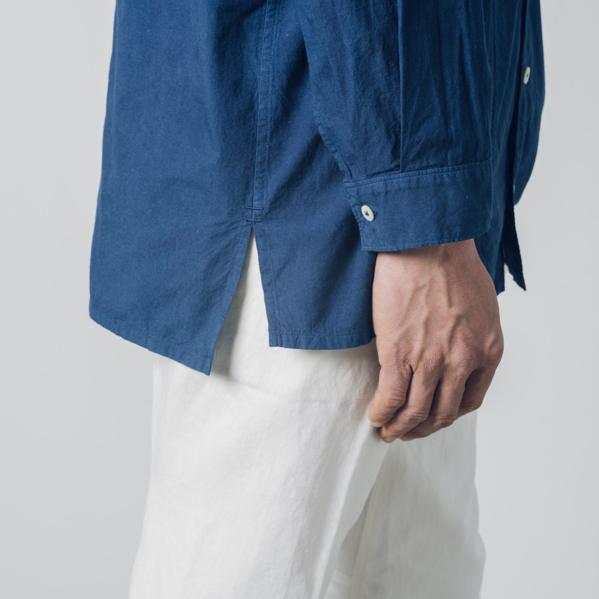 [Echizen Shirt] Organic cotton/Indigo blue