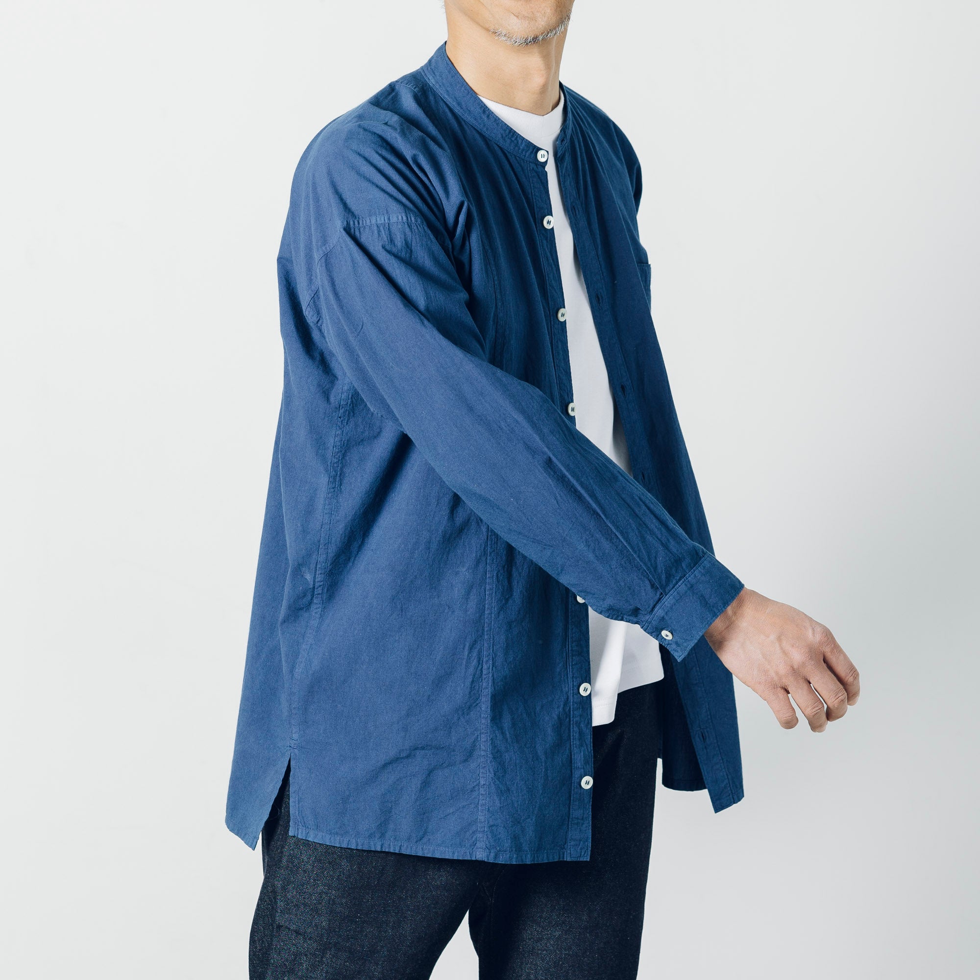 [Echizen Shirt] Organic cotton/Indigo blue