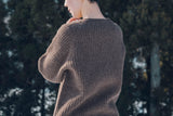 [Sweater] Tasmanian wool/ dark brown size 2 