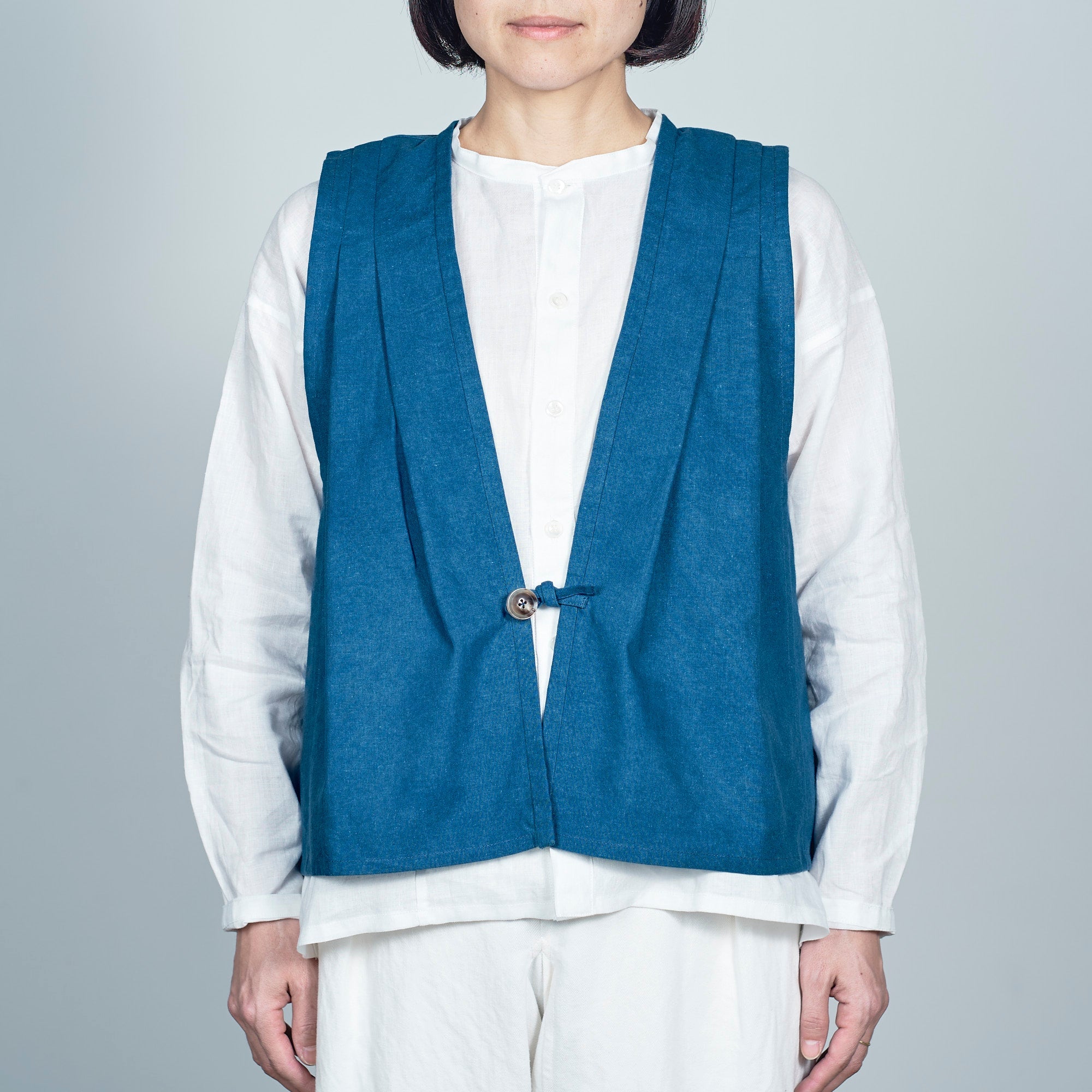 Digital version [Itoshiro Folk Clothing Series] How to make a sleeveless kimono