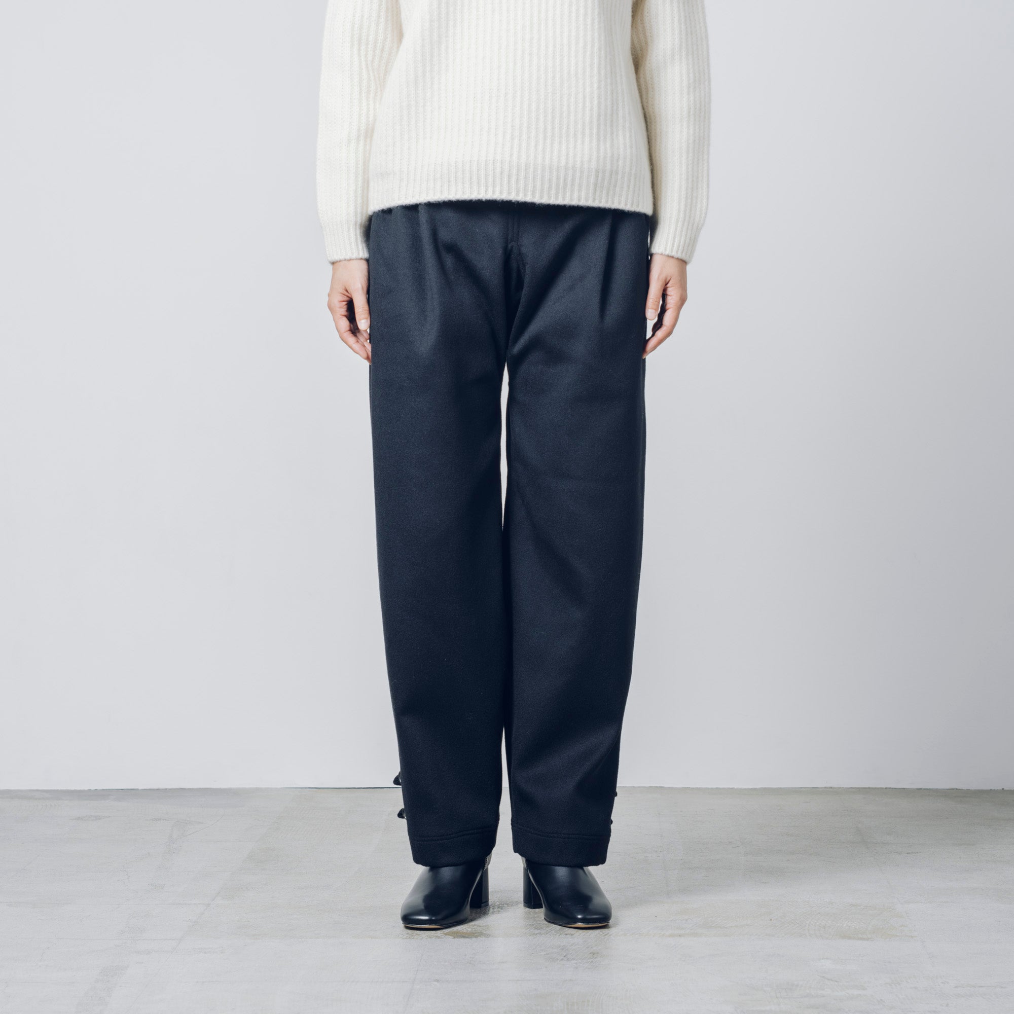 [Hakama] Rescue Wool Cashmere / Black [Jodhpurs]