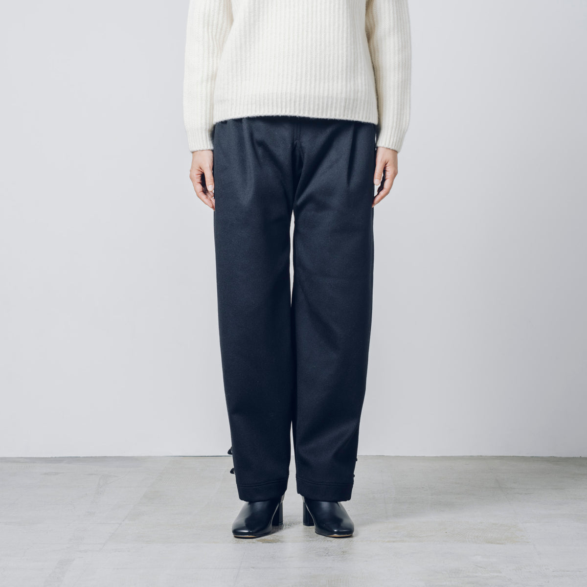 [Hakama] Rescue Wool Cashmere / Black [Jodhpurs]