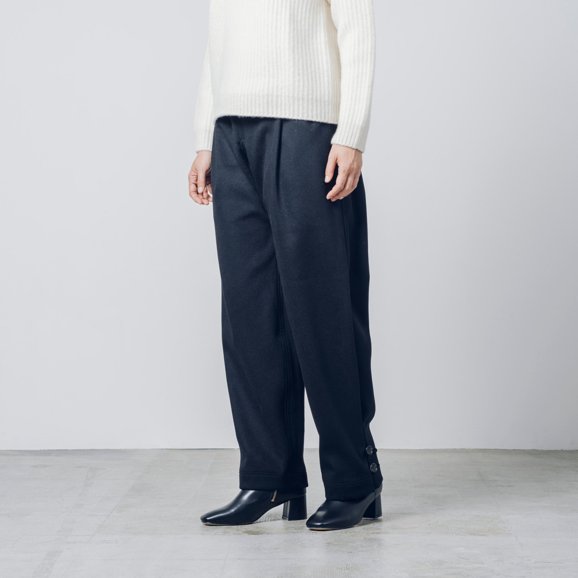 [Hakama] Rescue Wool Cashmere / Black [Jodhpurs]