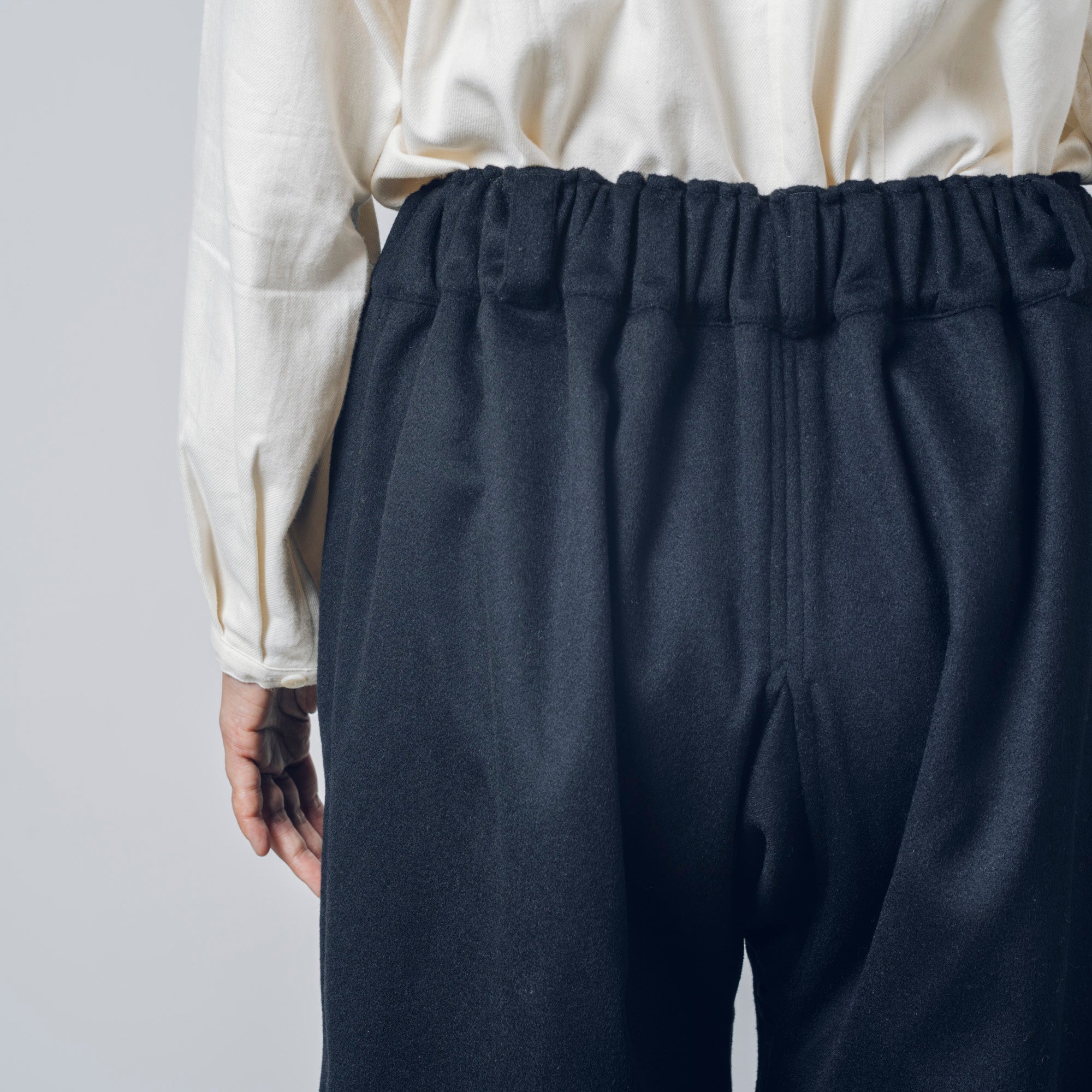 [Hakama] Rescue Wool Cashmere / Black [Jodhpurs]