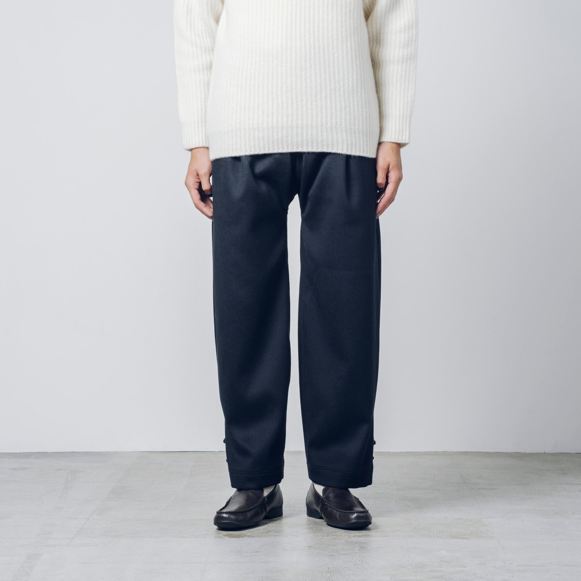 [Hakama] Rescue Wool Cashmere / Black [Jodhpurs]