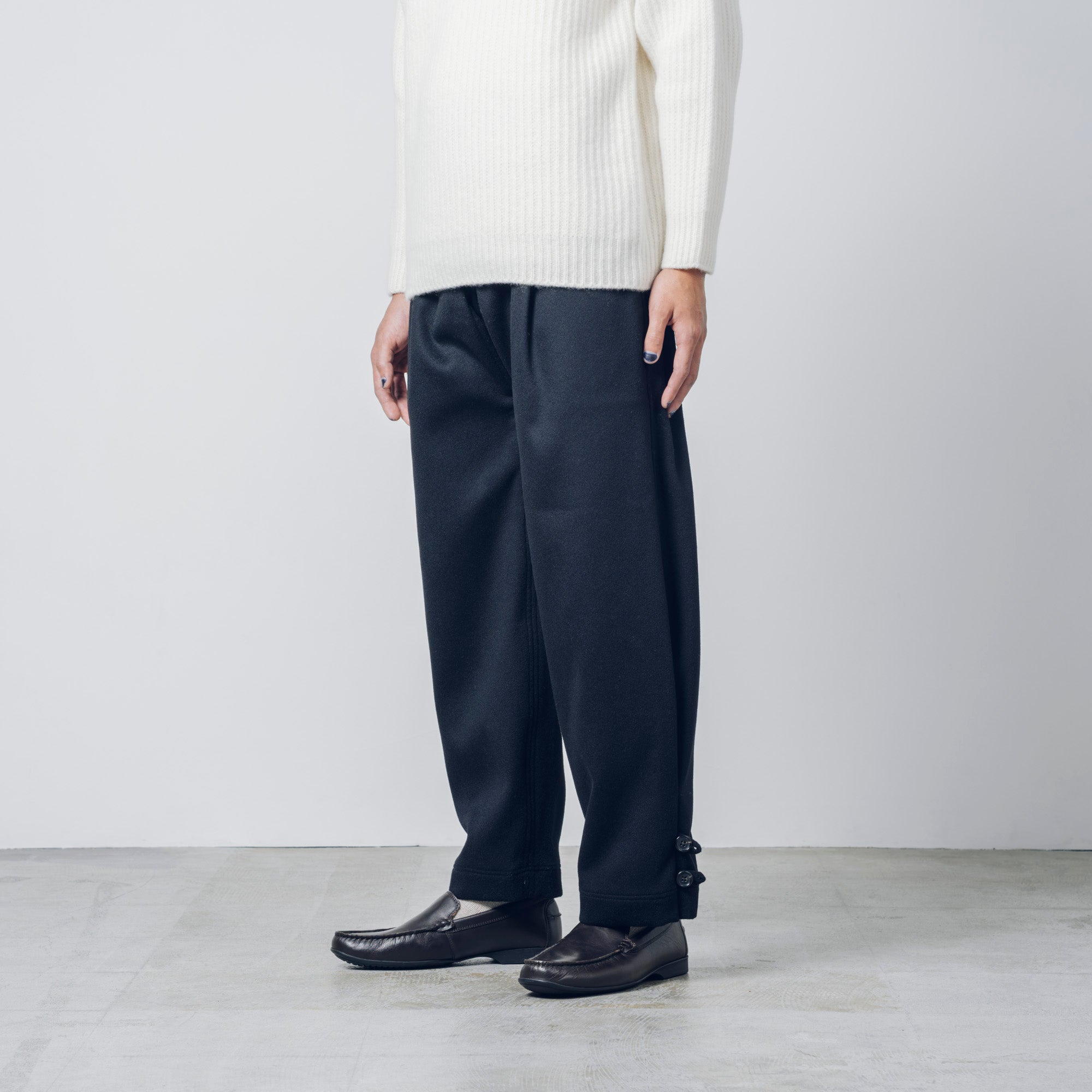 [Hakama] Rescue Wool Cashmere / Black [Jodhpurs]