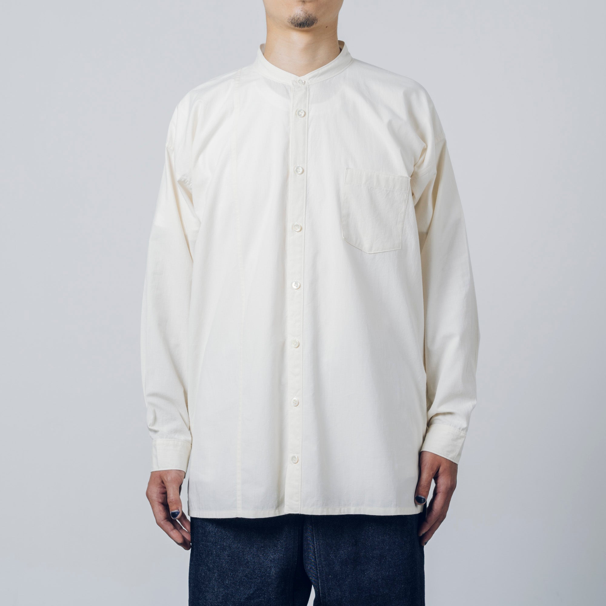 [Echizen Shirt] Organic cotton / Natural color