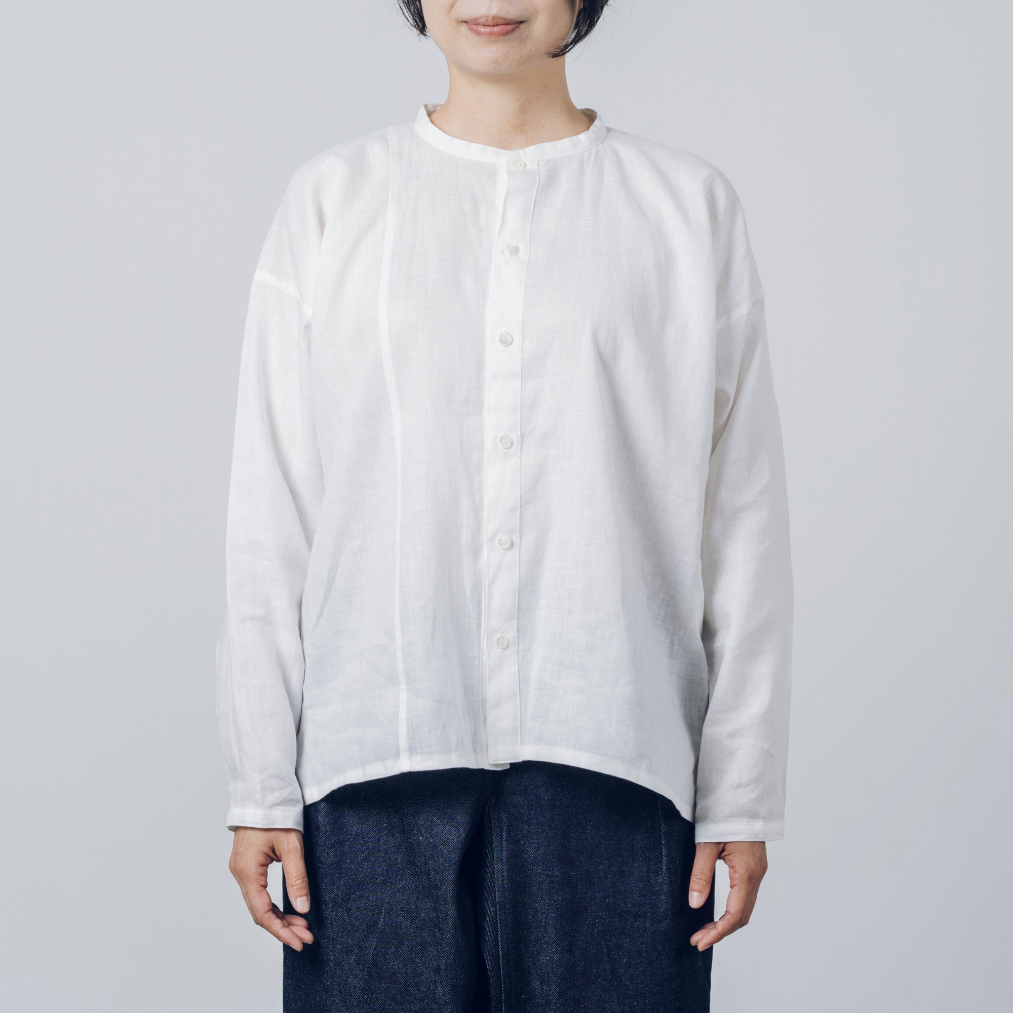 [Echizen Shirt] Linen/White