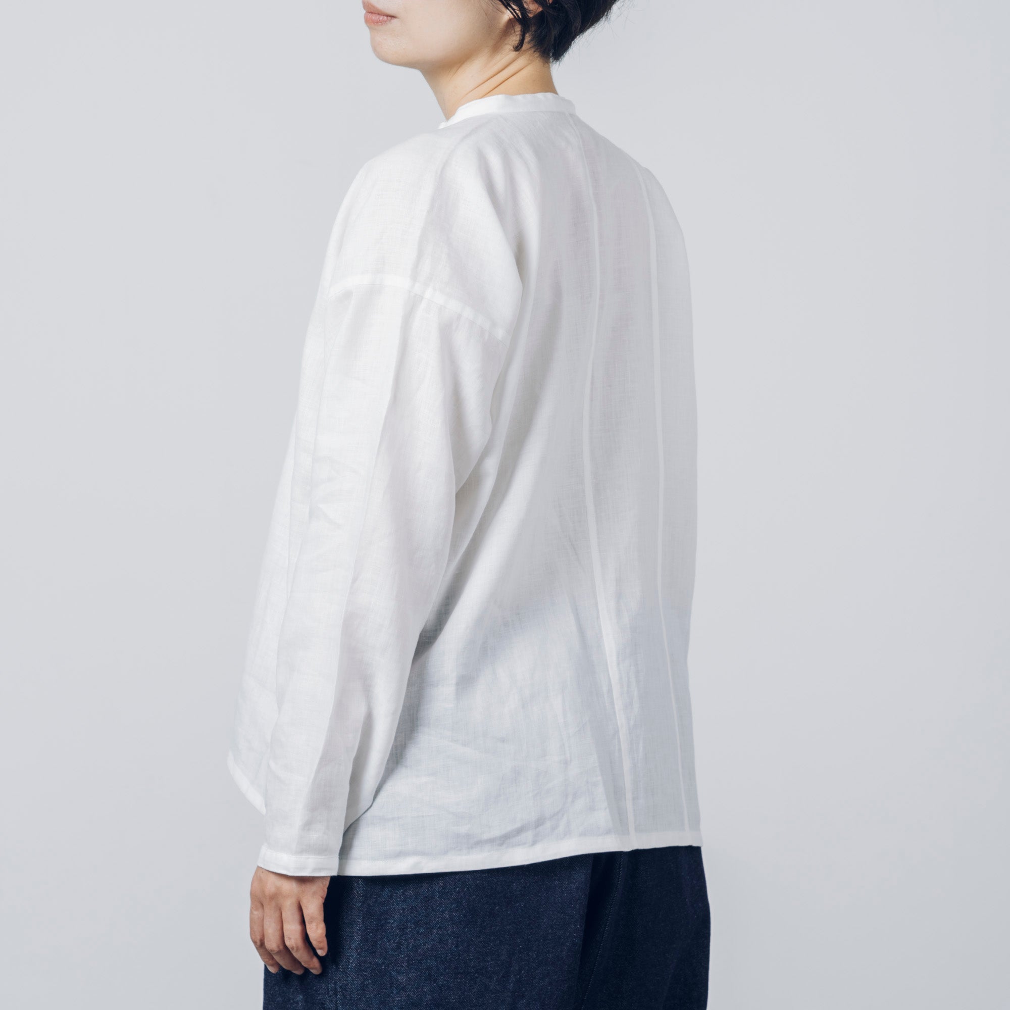 [Echizen Shirt] Linen/White