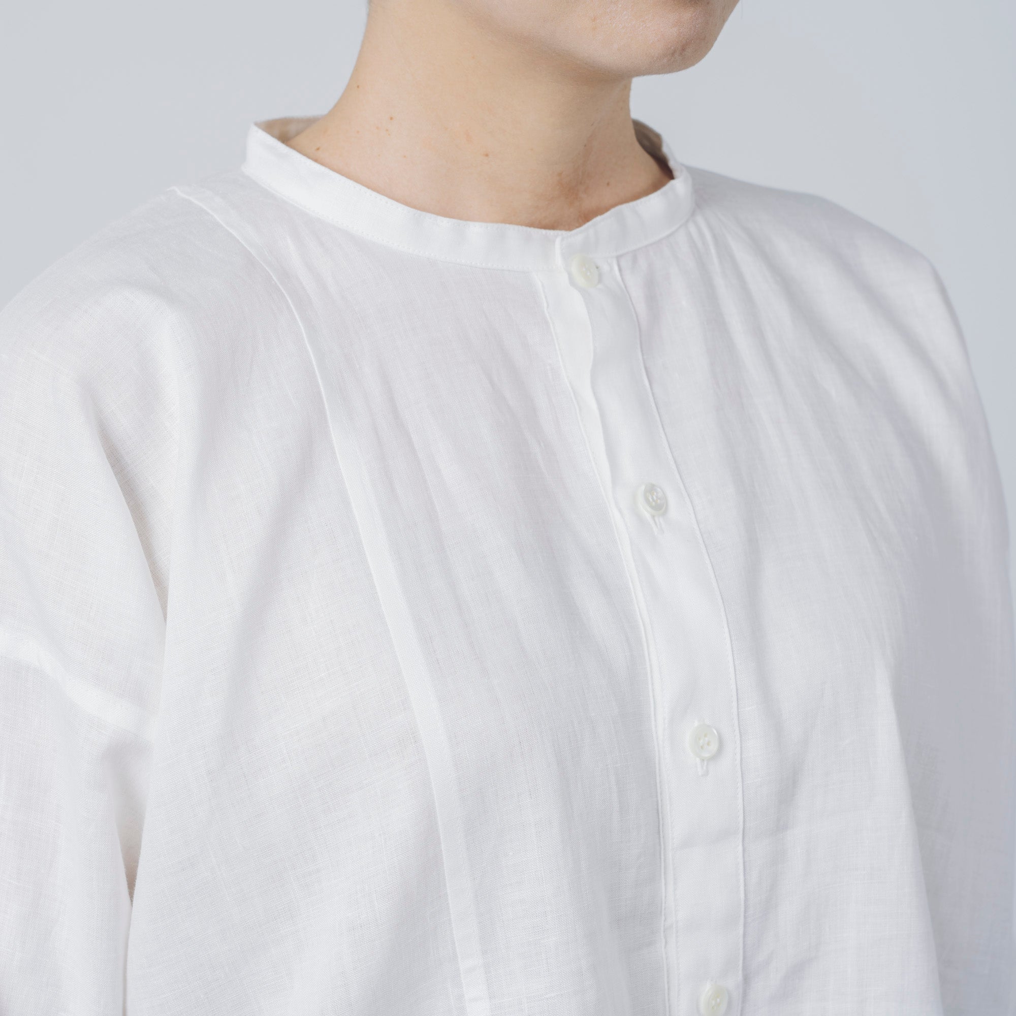 [Echizen Shirt] Linen/White