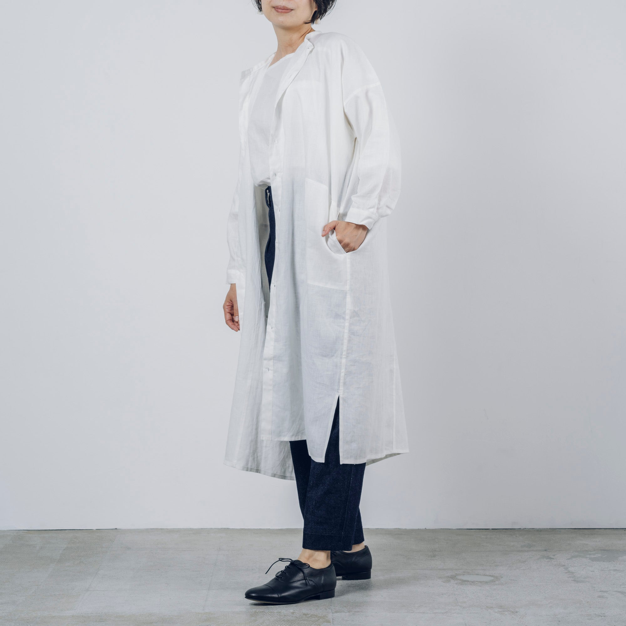 [Echizen One-Piece] Linen/White